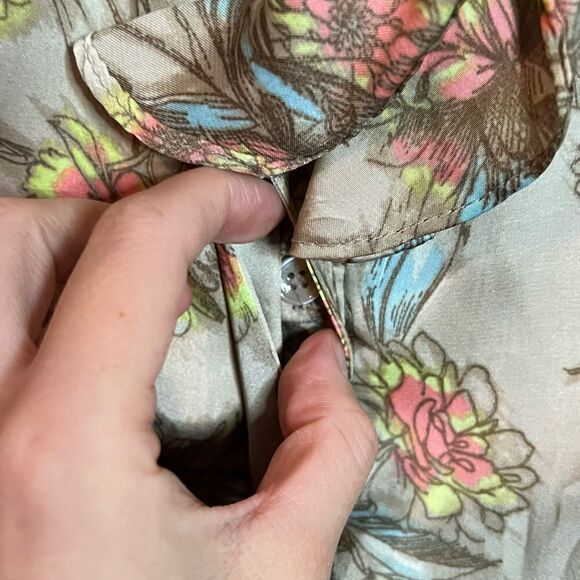 NWT! Anne Klein floral print tank top - Picture 5 of 11